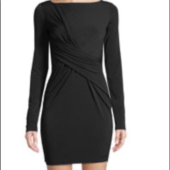 Bailey 44 Dresses & Skirts - Bailey black draped Clandestine dress